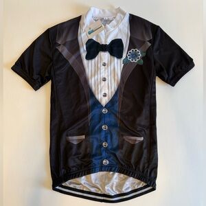 Primal Wear Men's Tuxedo Style Cycling Jersey